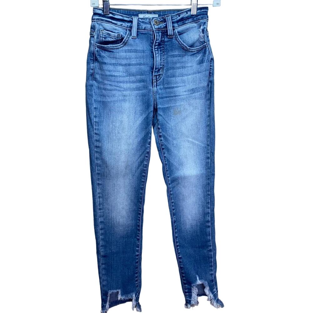 Kancan Kurvy Ultra High Rise Ankle Skinny Jeans Size 25